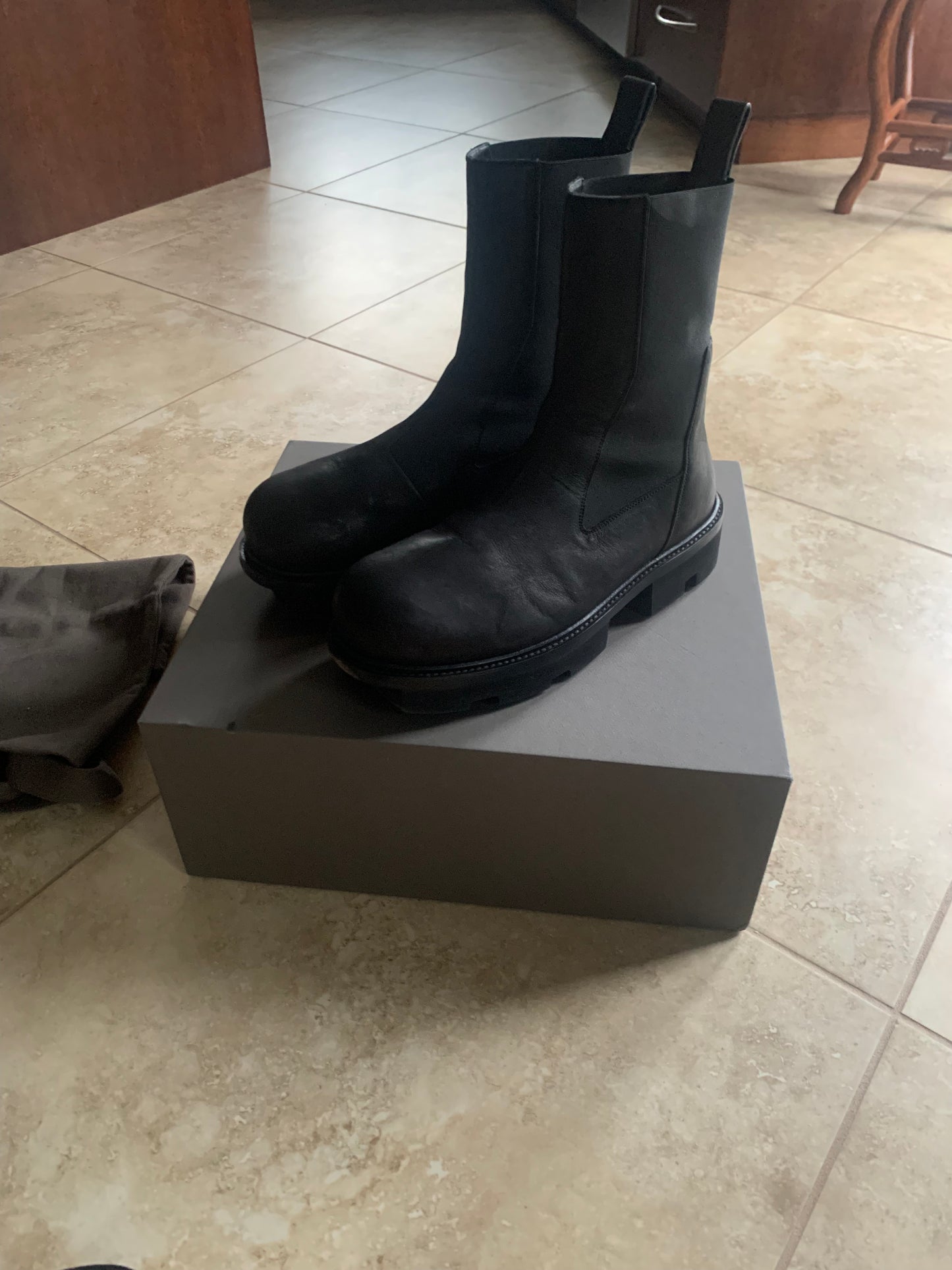 Rick Owens Bozo Megatooth Boots