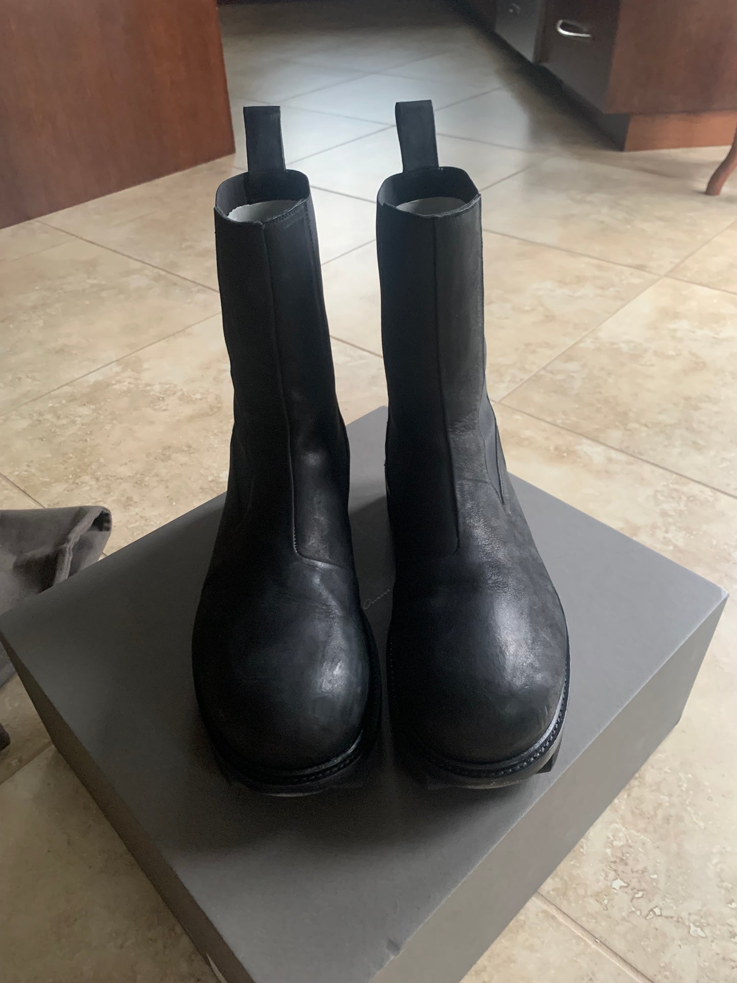 Rick Owens Bozo Megatooth Boots