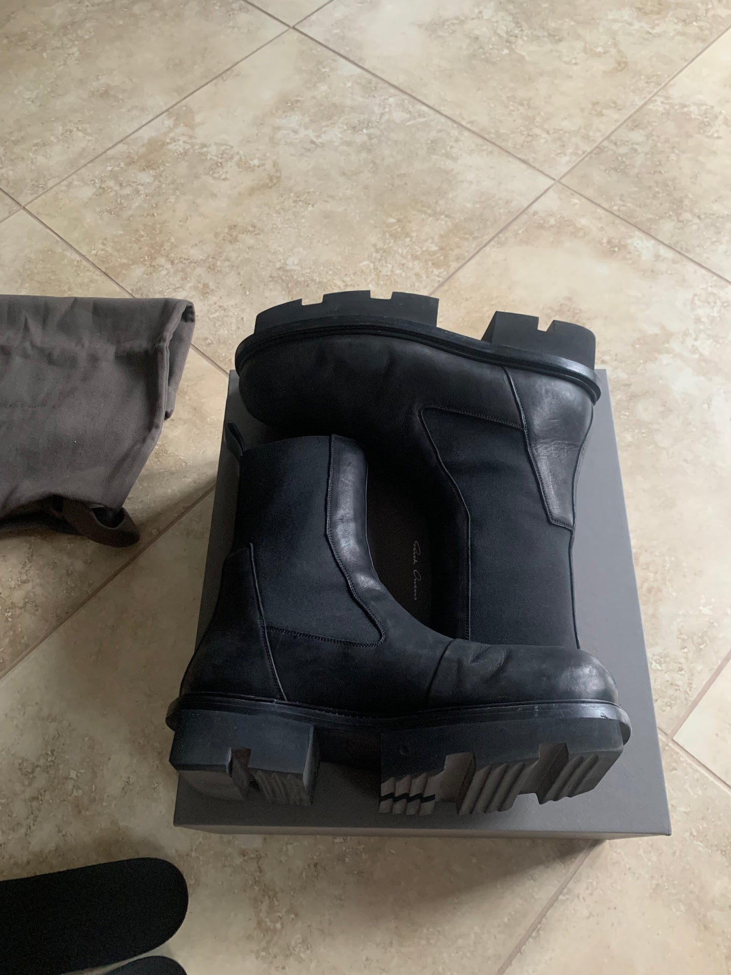 Rick Owens Bozo Megatooth Boots