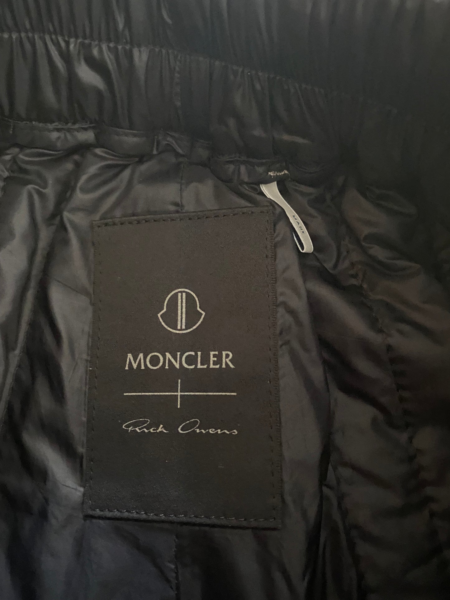 Rick Owens Moncler Puffer Shorts