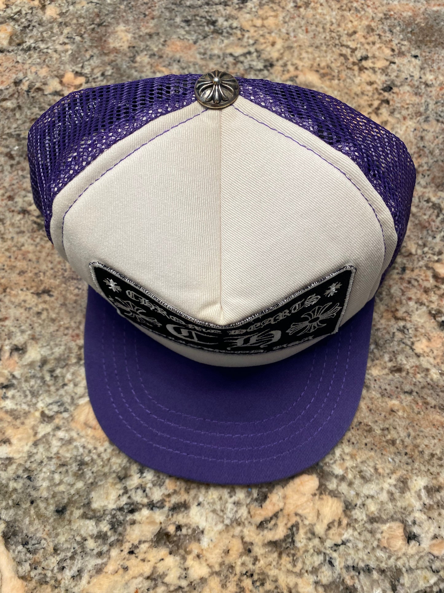 Chrome Hearts Purple Trucker hat