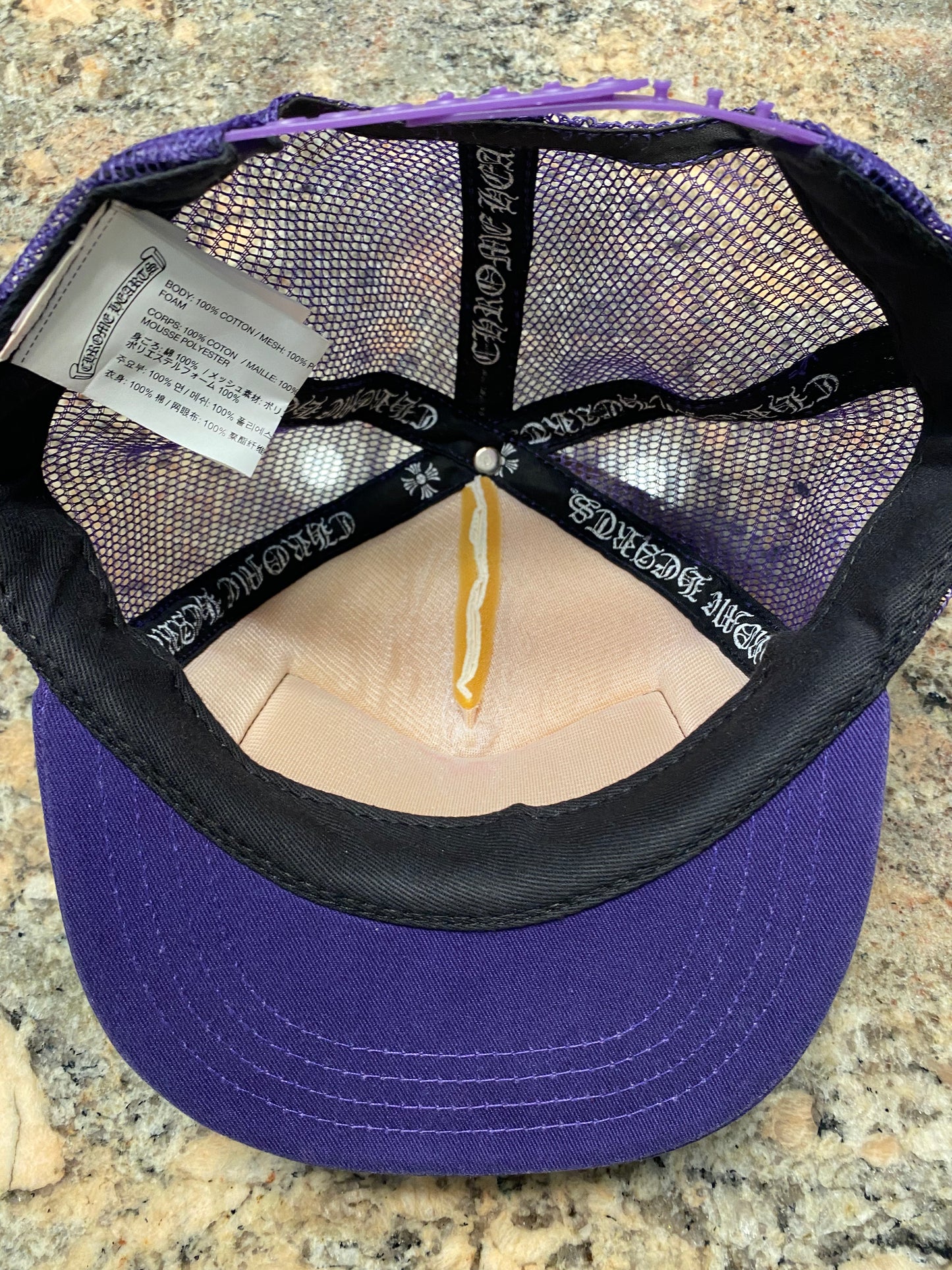 Chrome Hearts Purple Trucker hat