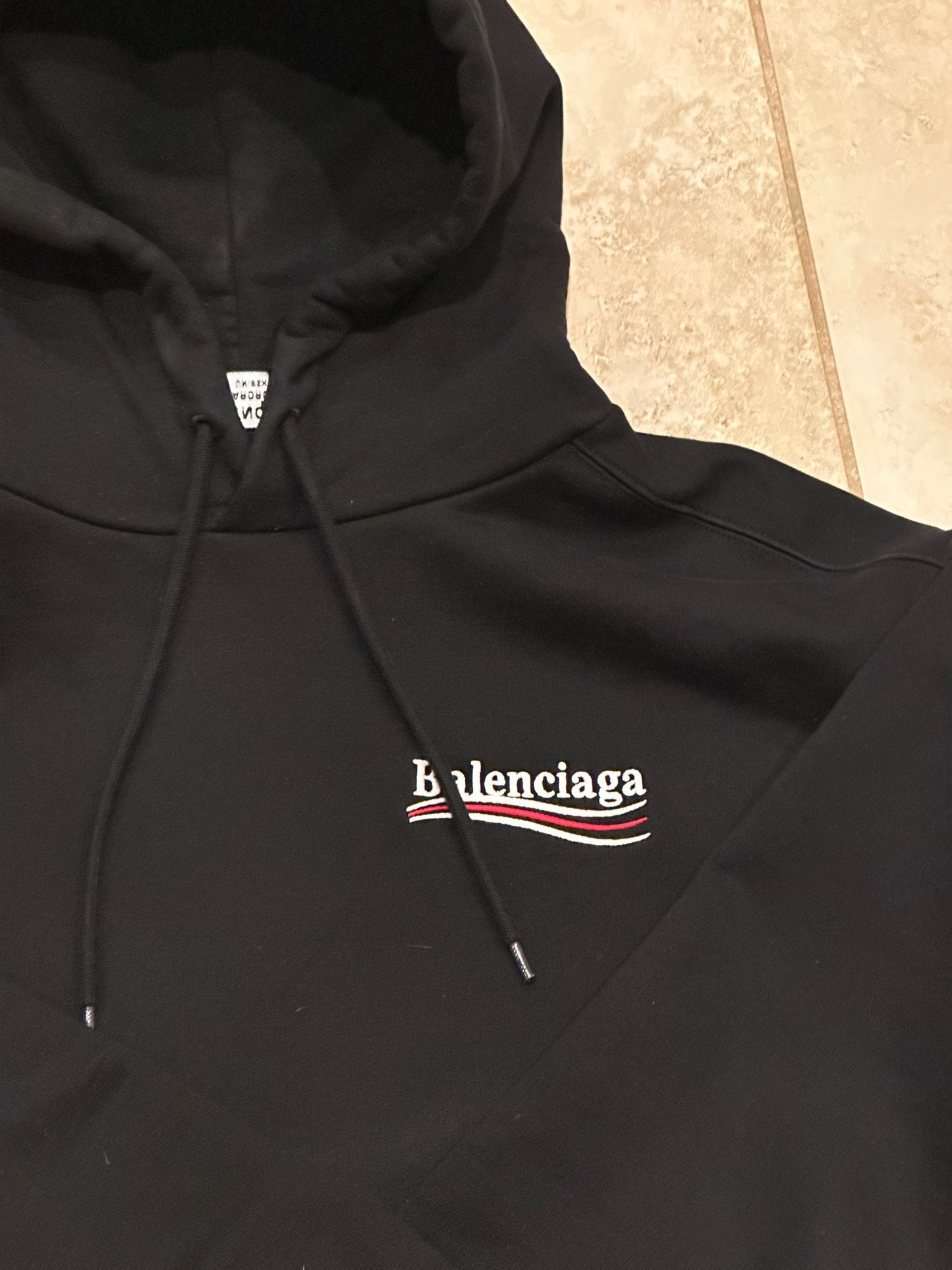 Balenciaga Campaign Logo Hoodie