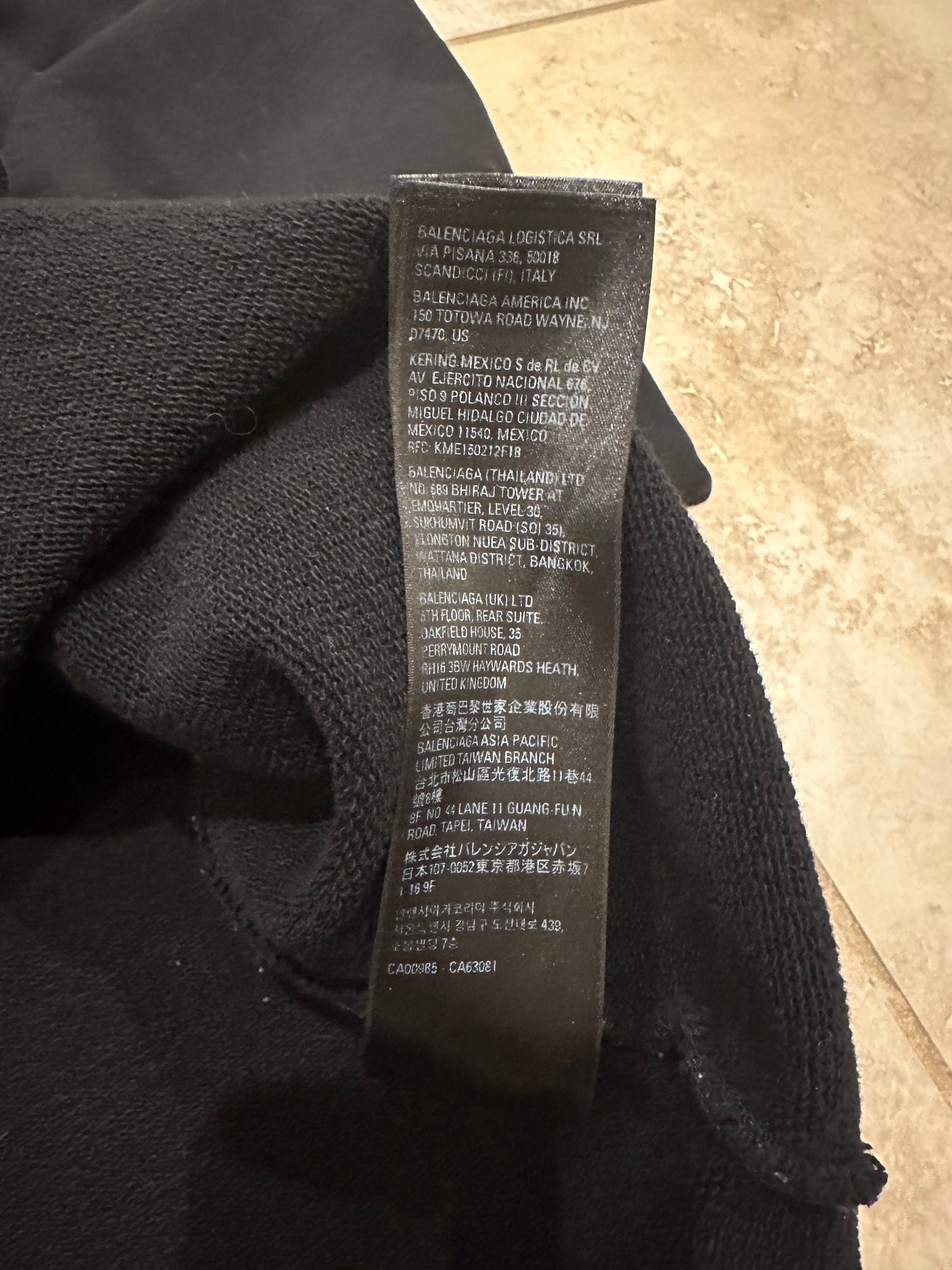 Balenciaga Campaign Logo Hoodie