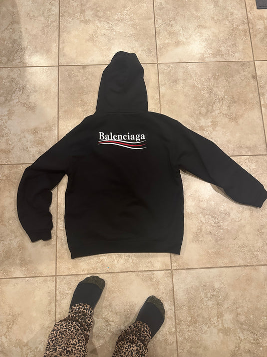 Balenciaga Campaign Logo Hoodie