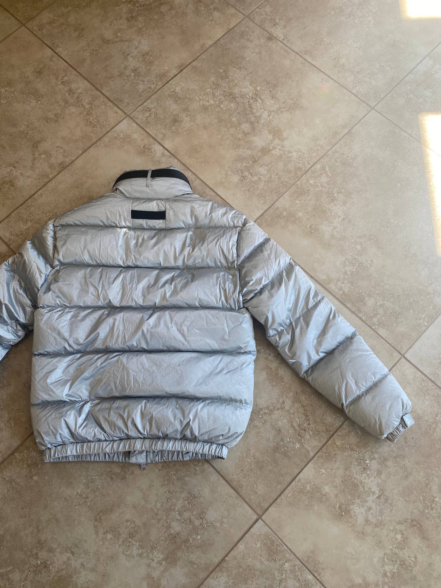 1017 Alyx 9SM Silver Puffer Jacket