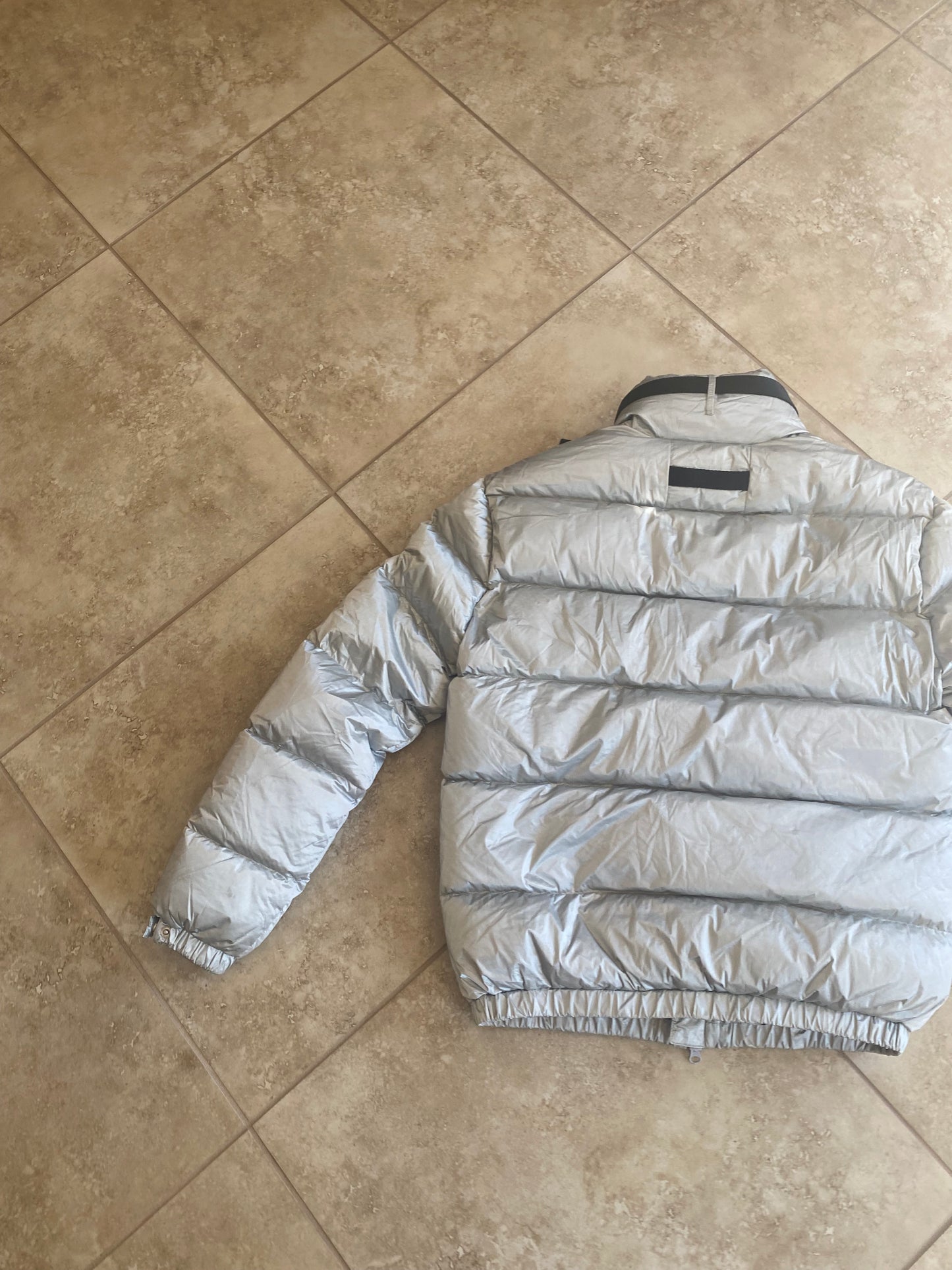 1017 Alyx 9SM Silver Puffer Jacket