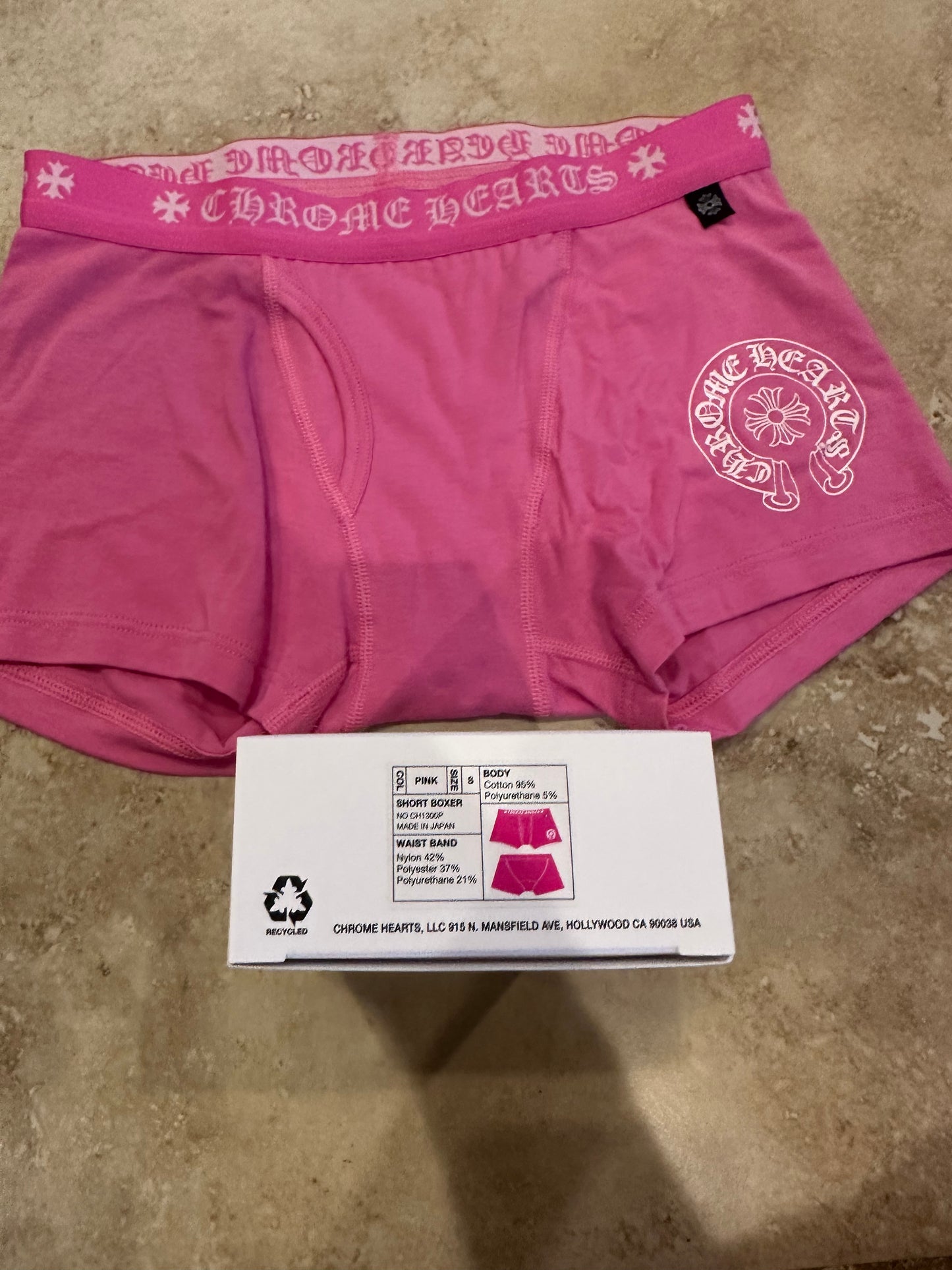 Chrome Hearts Pink Underwear