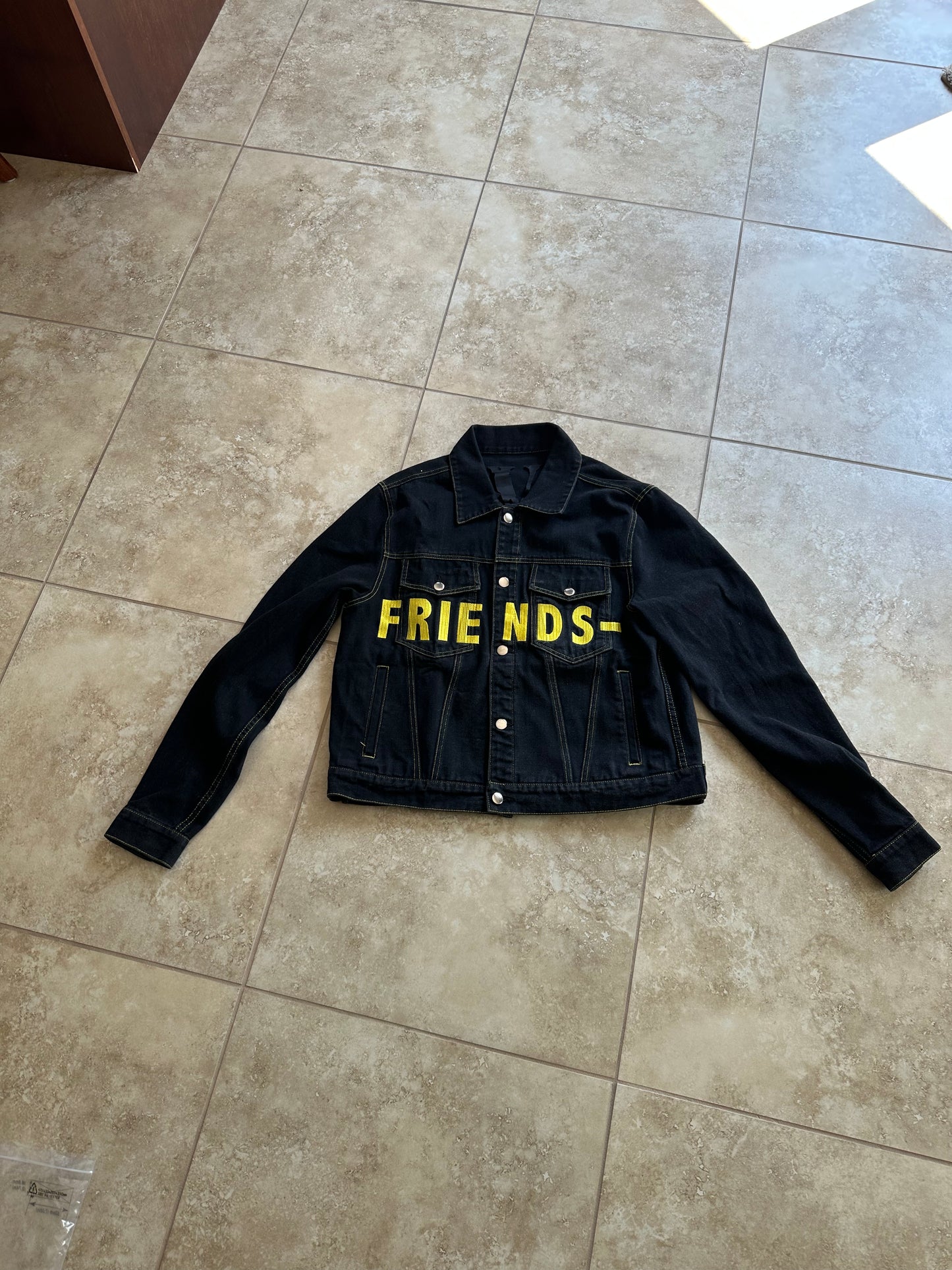 Vlone “Friends” Denim Jean Jacket