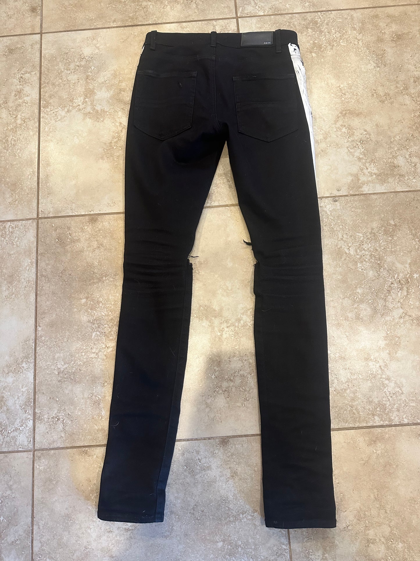 Amiri Side Stripe Denim Jeans