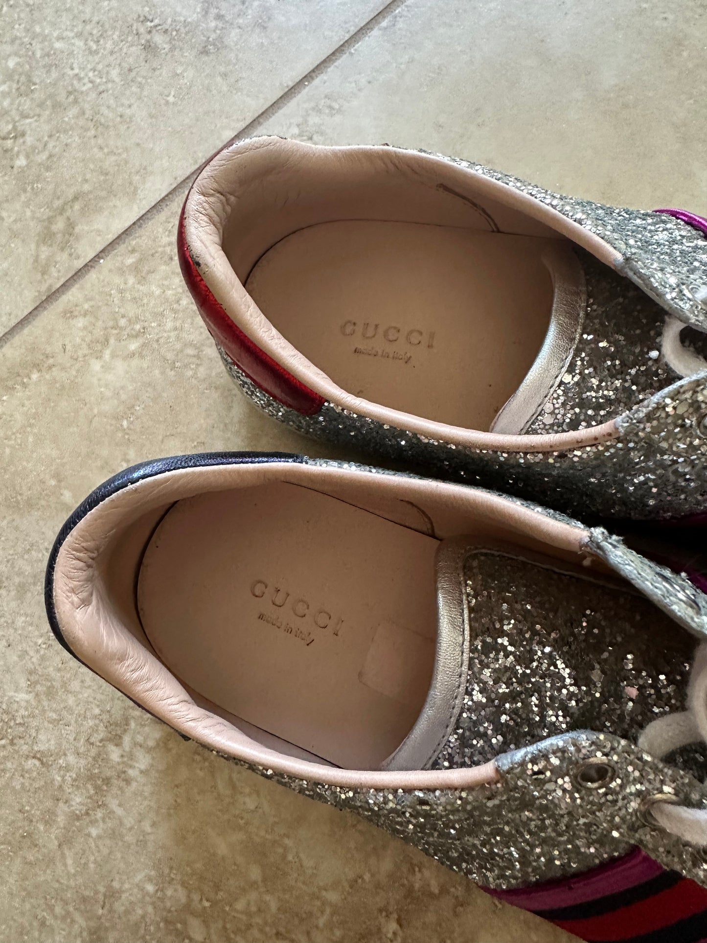 Gucci Glitter Shoes