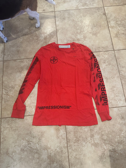 Off-White Impressionism Long Sleeve Tee