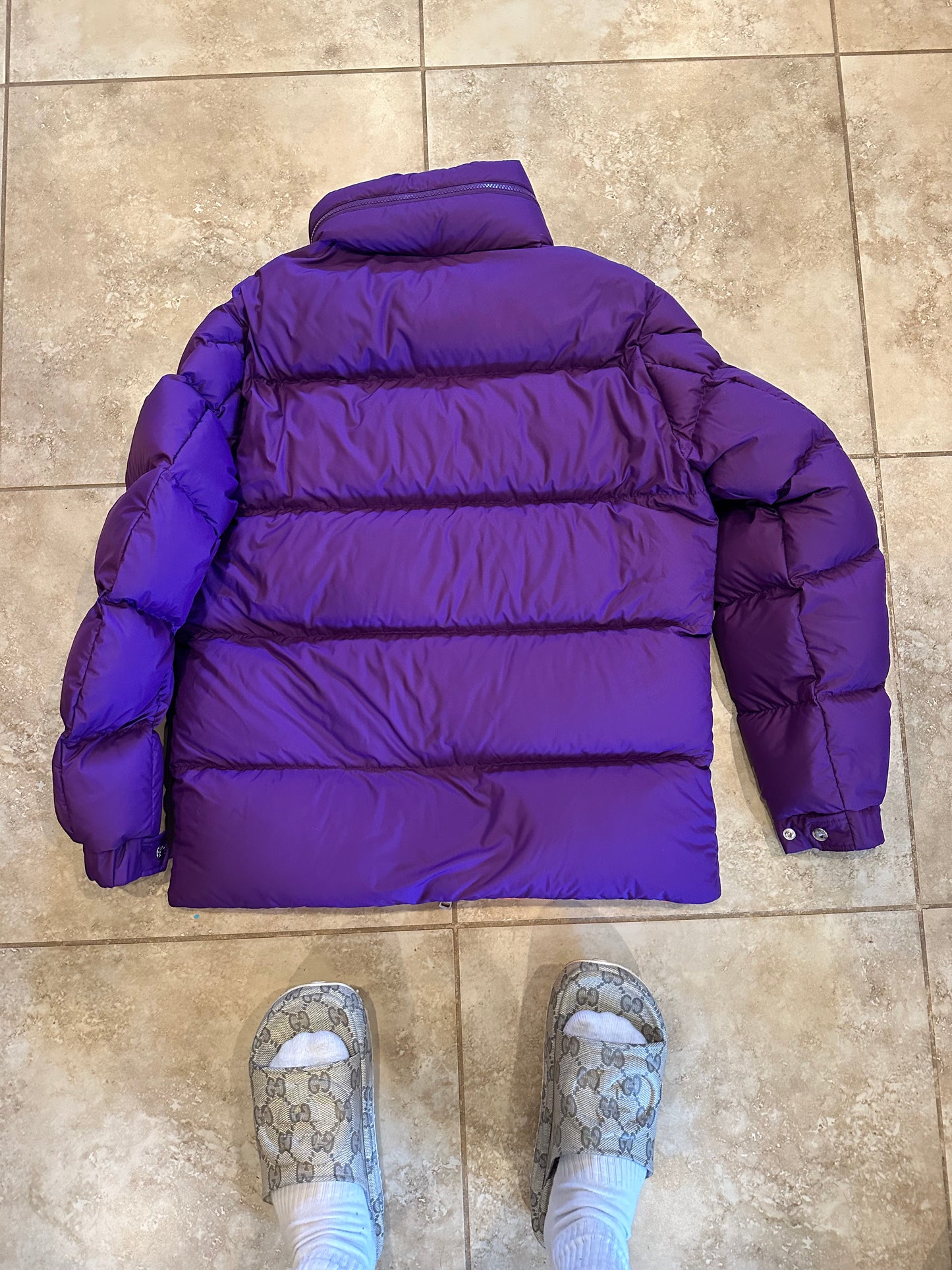 Moncler Purple Puffer Jacket