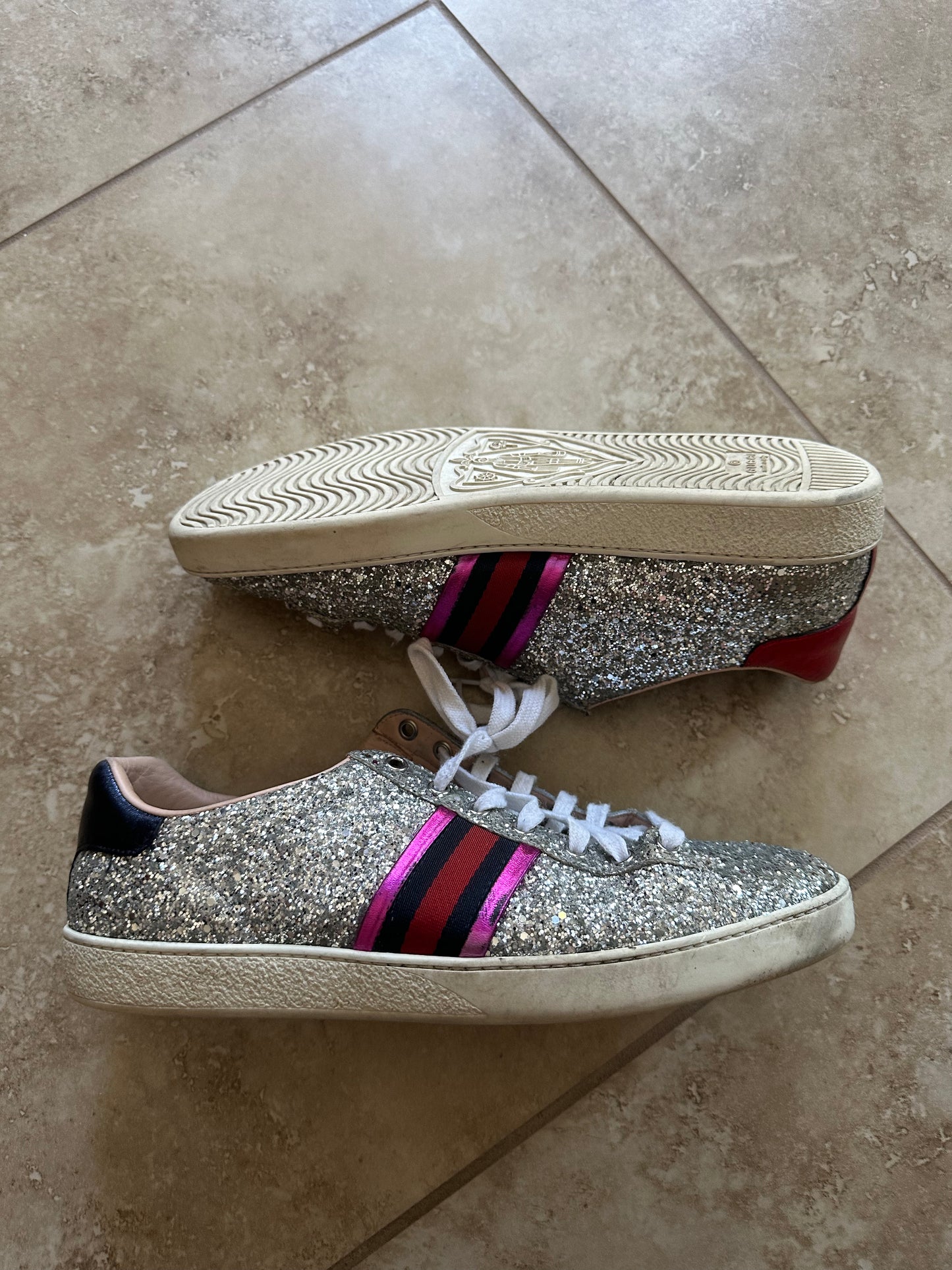 Gucci Glitter Shoes