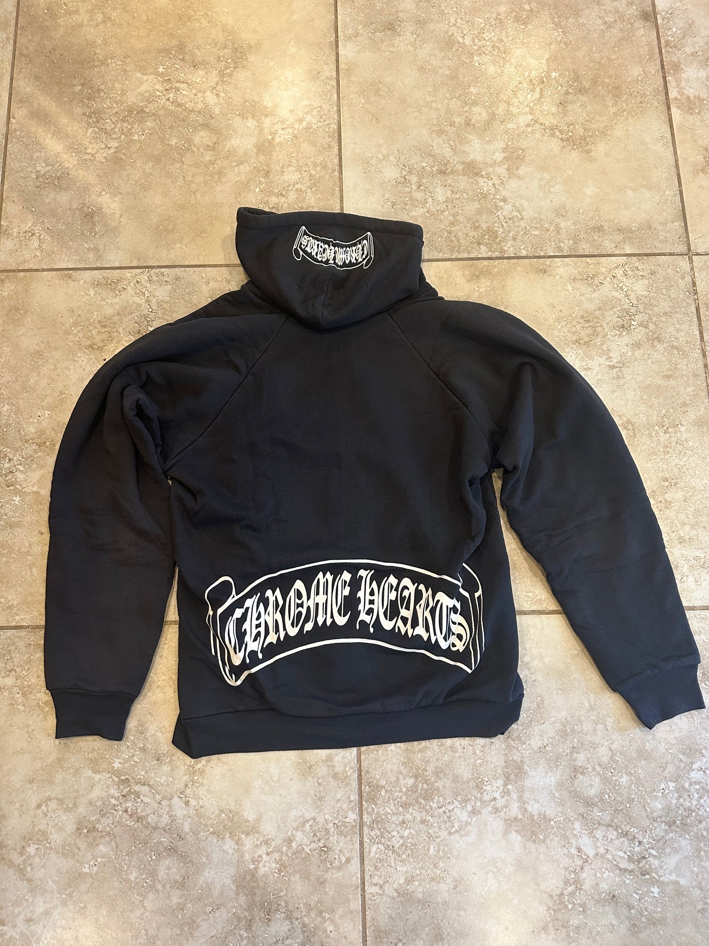 Chrome Hearts Vintage 80’s dagger Zip Up Hoodie