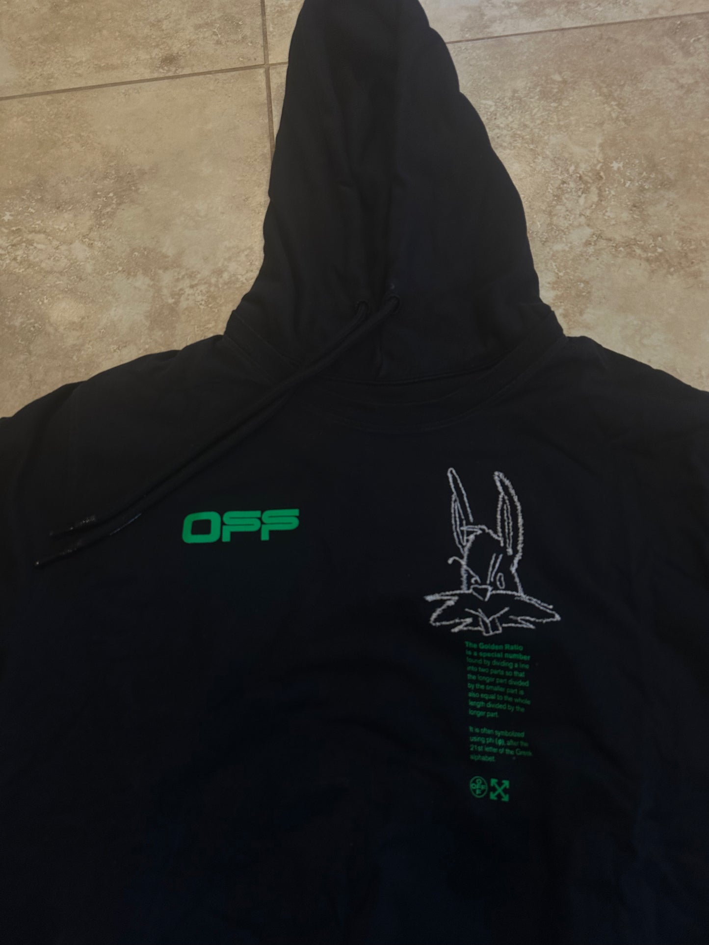 Off-White Double layered Rabbit Hoodie