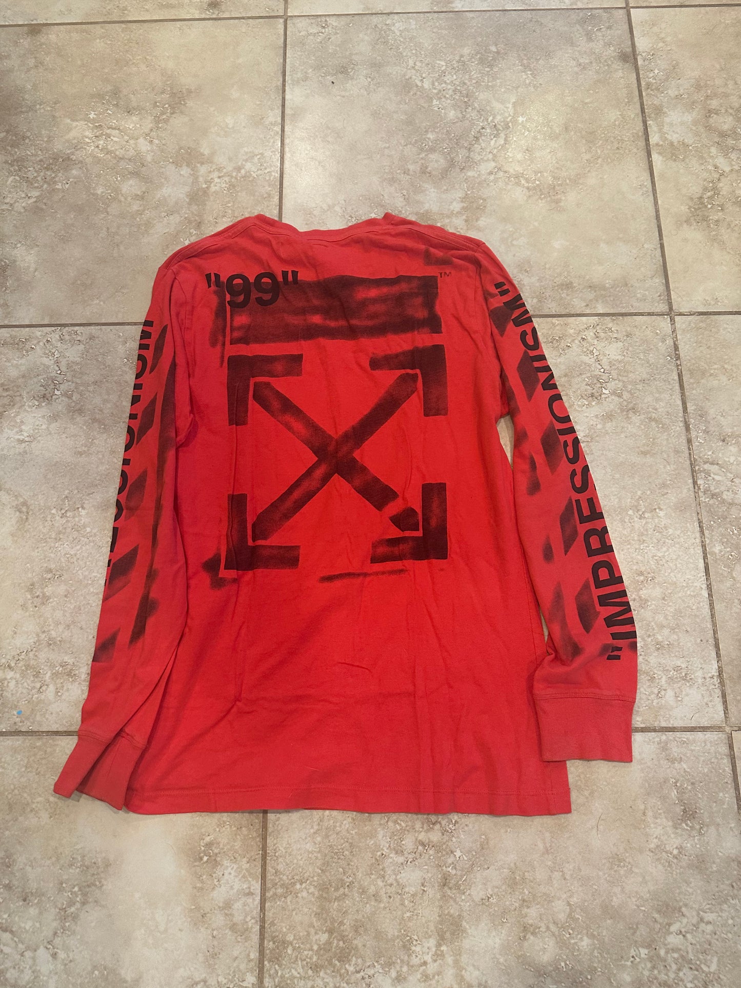 Off-White Impressionism Long Sleeve Tee