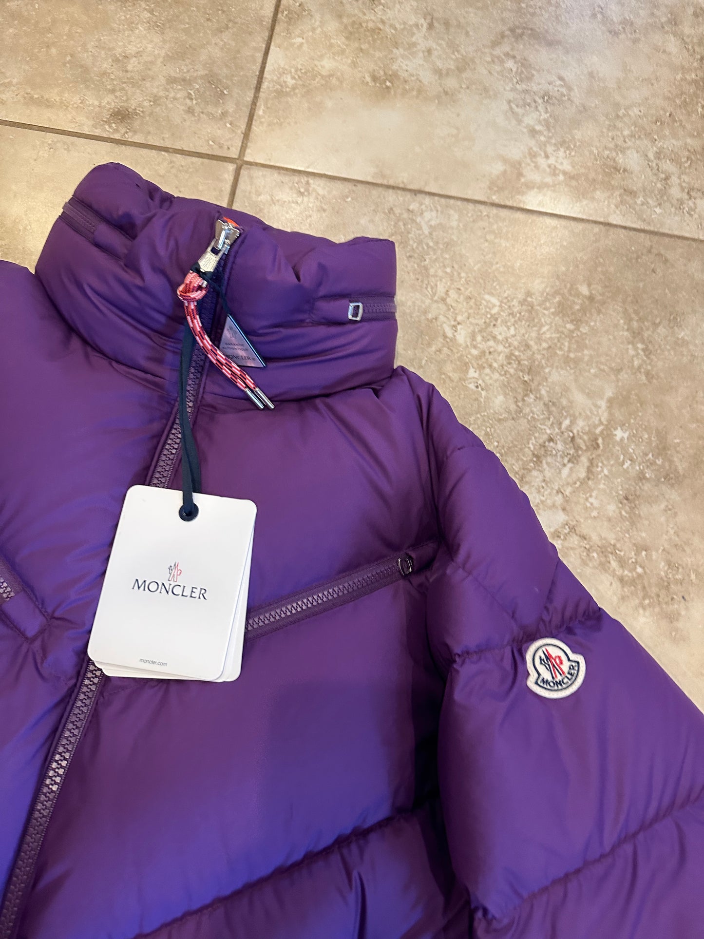 Moncler Purple Puffer Jacket