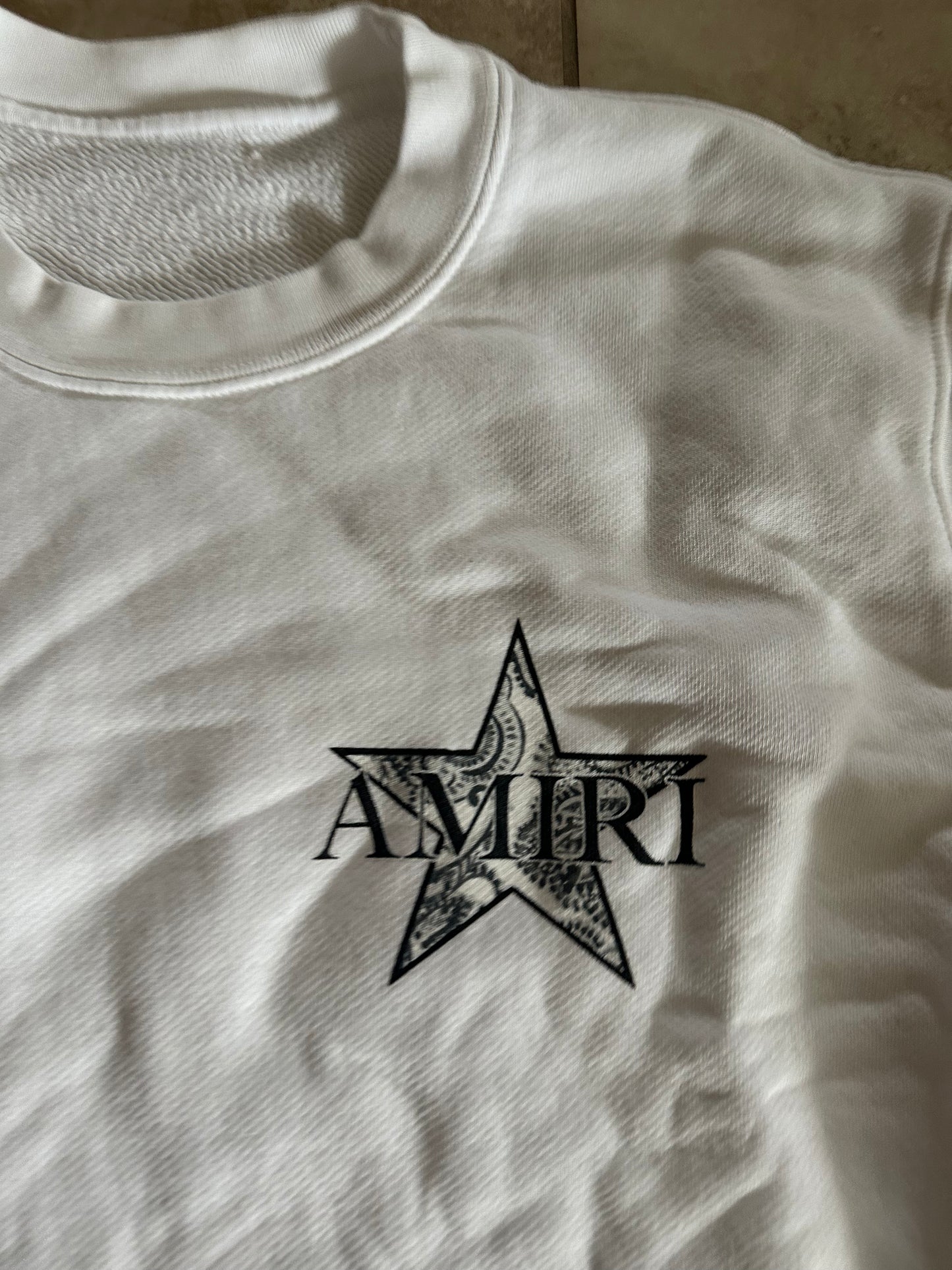 Amiri Star Logo Crewneck