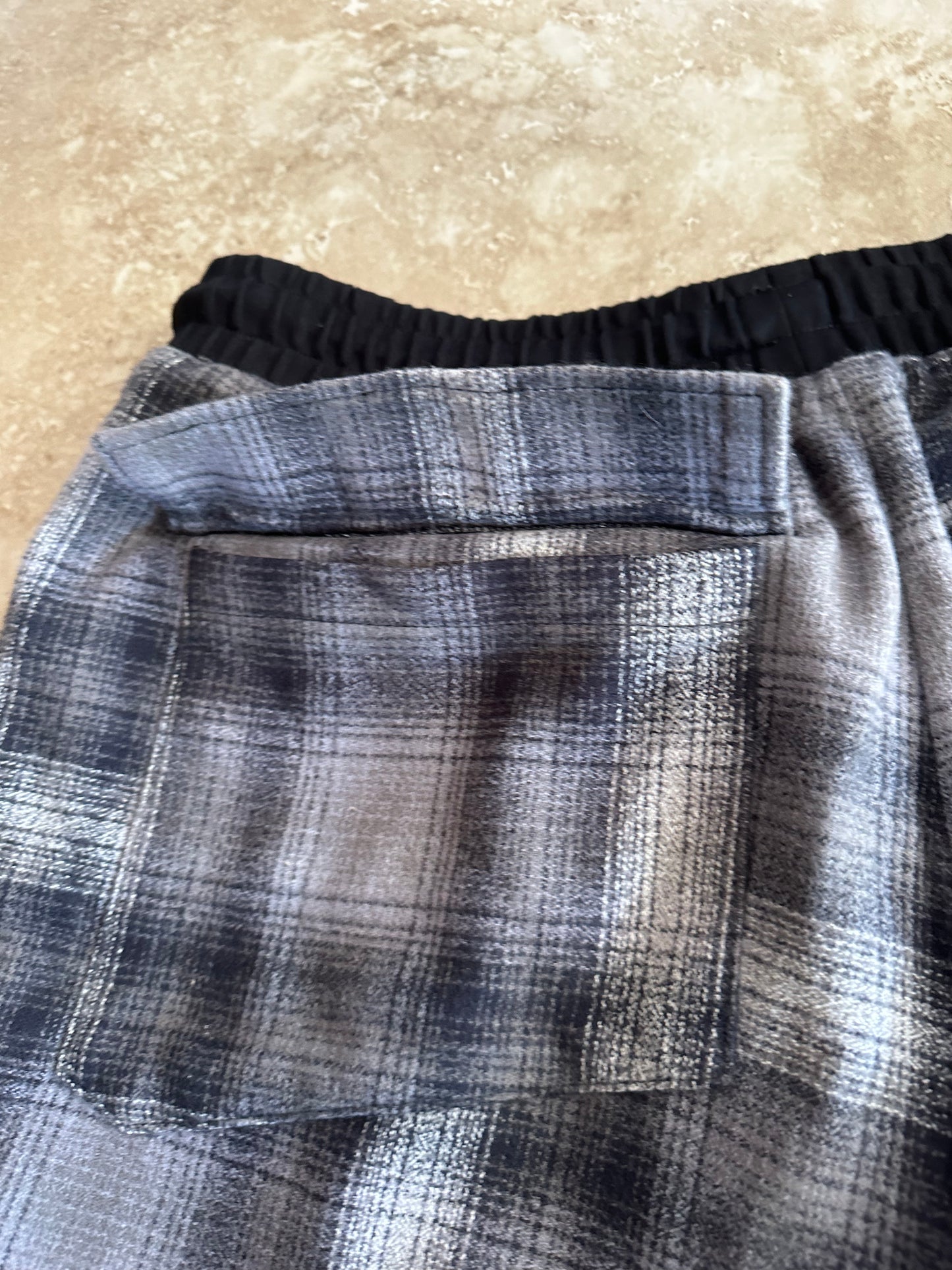 Rhude Flannel Print Shorts