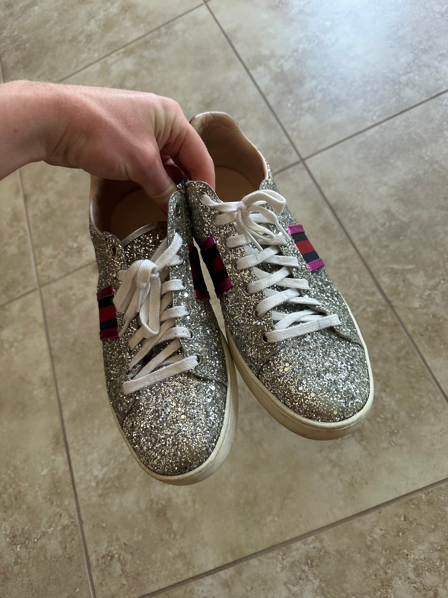 Gucci Glitter Shoes