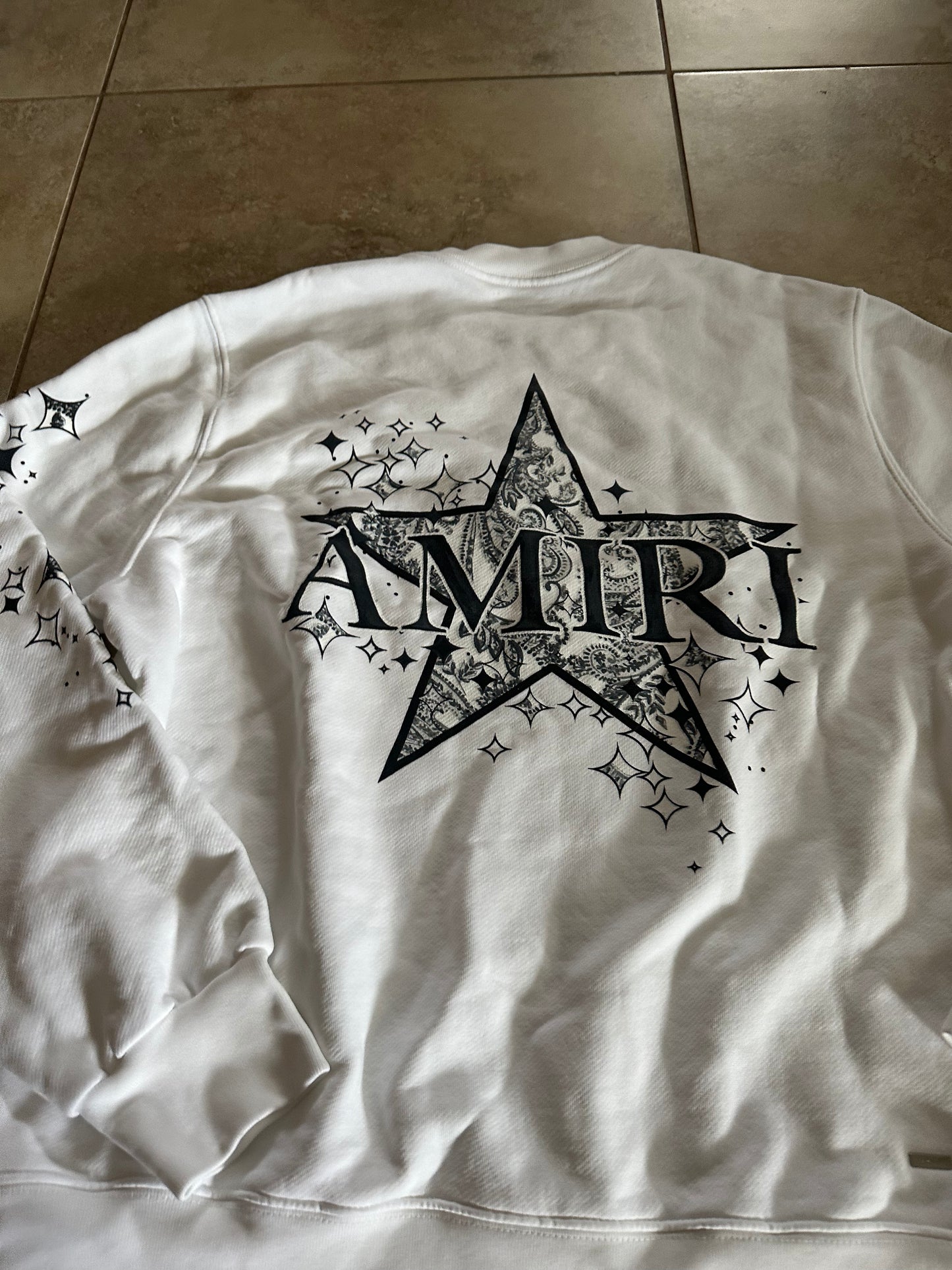 Amiri Star Logo Crewneck