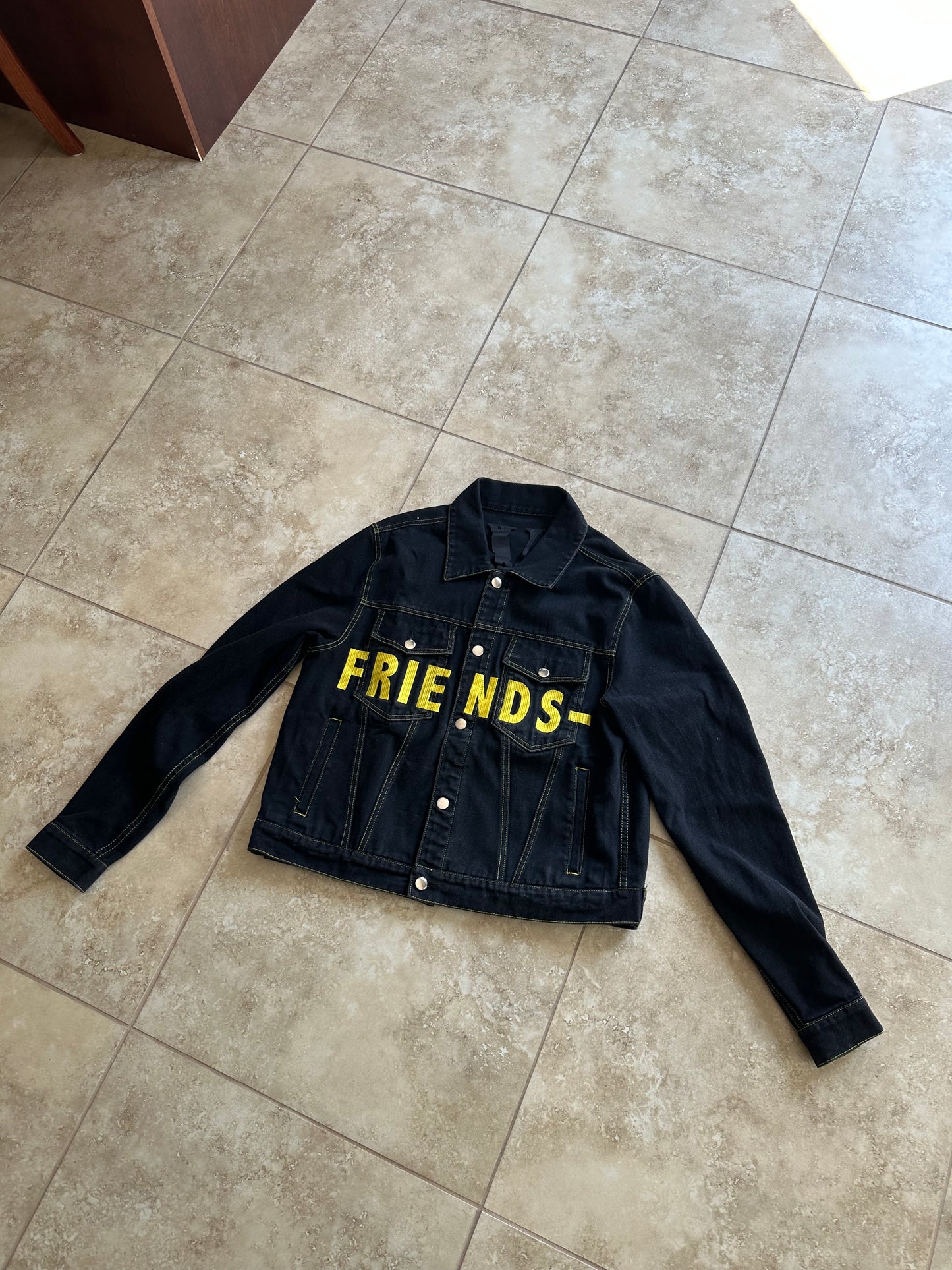 Vlone “Friends” Denim Jean Jacket